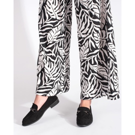 Goodin Mocassins clássicos de camurça preta preto 1