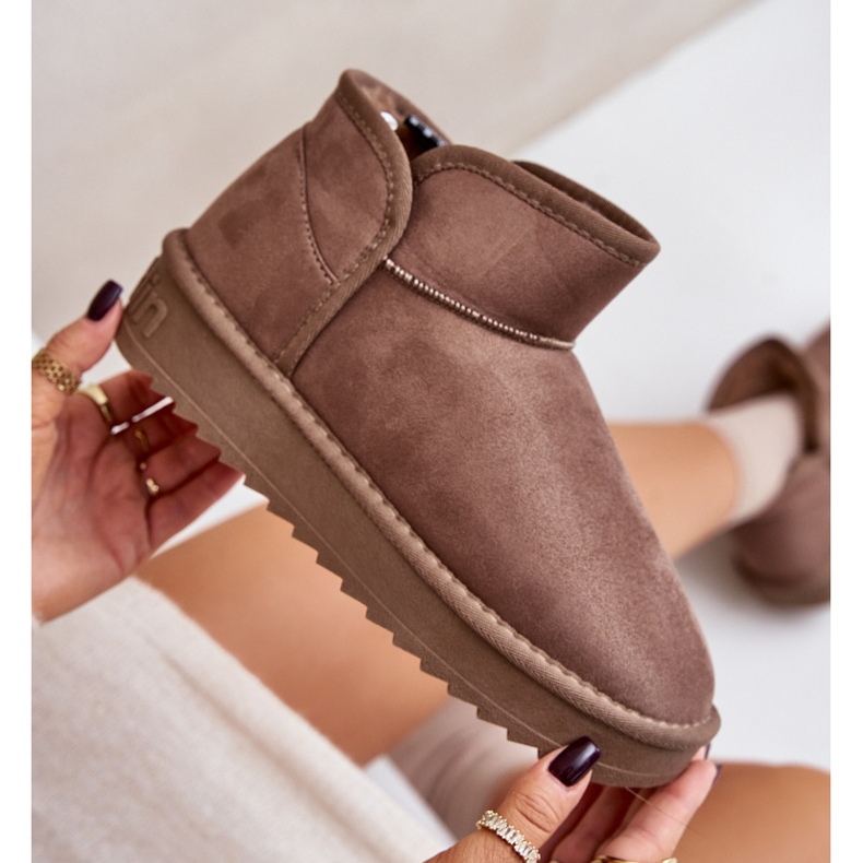 Botas de neve com plataforma feminina D.Franklin DFSH370010 Taupe bege 2 Botas de neve com plataforma feminina D.Franklin DFSH370010 Taupe bege 2