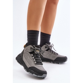 Sapatos de trekking isolados femininos McKeylor 14011 cinza 2