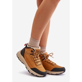 Sapatos de trekking isolados femininos McKeylor 14011 Camel bege 1