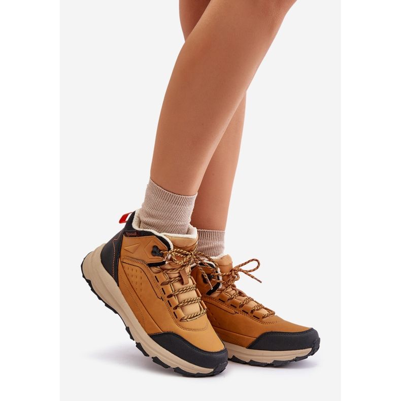 Sapatos de trekking isolados femininos McKeylor 14011 Camel bege 1