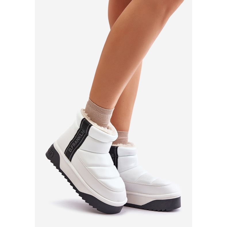 Botas baixas de neve com sola grossa D.Franklin DFSH371011 Branco 1