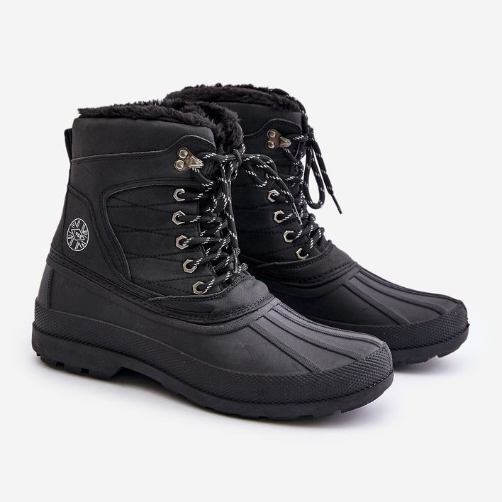 Botas de neve masculinas Lee Cooper LCJ-24-44-2872M pretas preto 1
