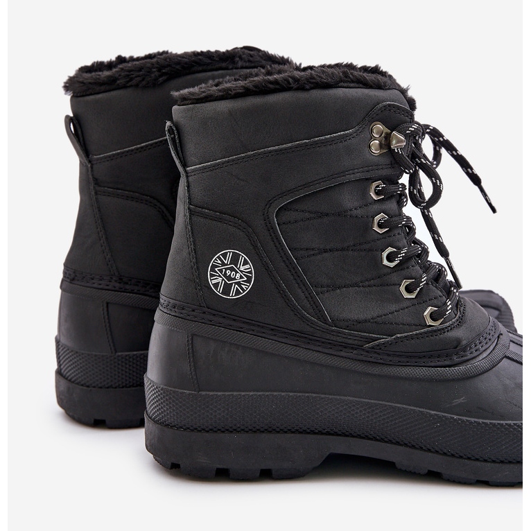 Botas de neve masculinas Lee Cooper LCJ-24-44-2872M pretas preto 2