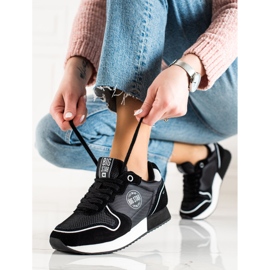 Tênis feminino Big Star JJ274279 preto 1