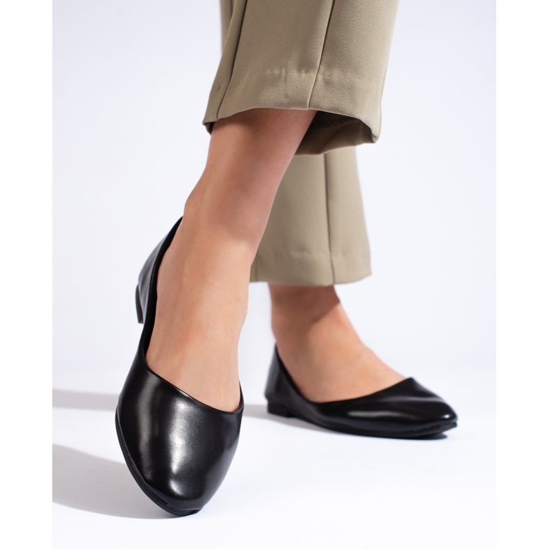 Sapatilhas clássicas femininas negras preto 2