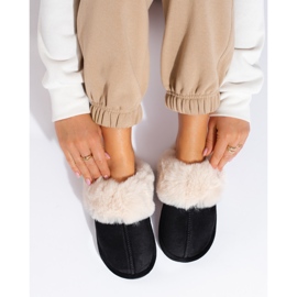 Chinelos pretos femininos Shelovet 1