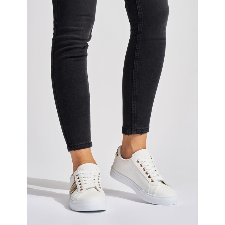 Sapatos esportivos femininos brancos 1