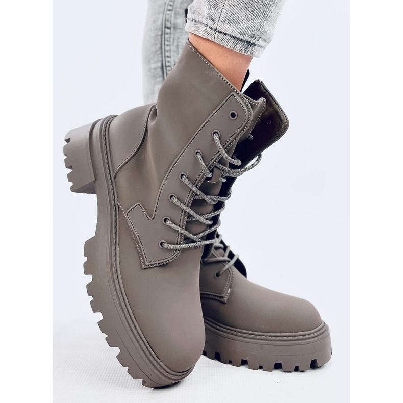 Bota Tamar Verde com cadarço 2 Bota Tamar Verde com cadarço 2