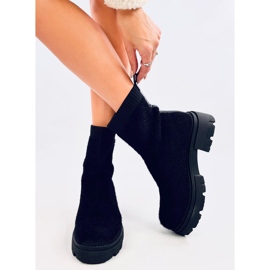 Roanna Botas de meia preta preto 1