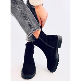 Lanier Botins de camurça pretos 1