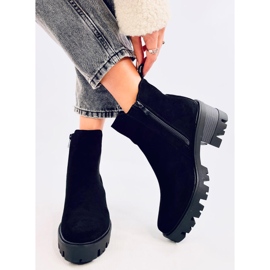 Ragga Bota preta de salto alto preto 1