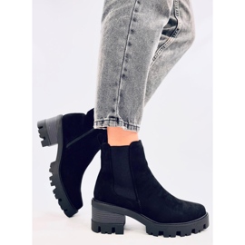 Ragga Bota preta de salto alto preto 2