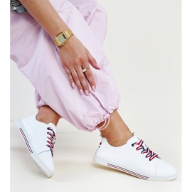 Tênis Vinceza de couro branco 2