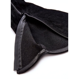 Botas femininas abertas pretas S.Barski HY66-132 preto 4