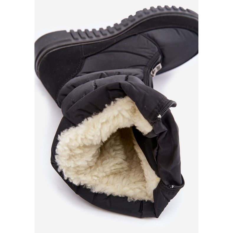 Botas de neve femininas quentes Progress PROGJ-24-149 pretas preto 2