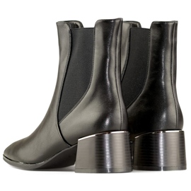 Botas femininas, botas de inverno confortáveis, ligeiramente isoladas preto 1