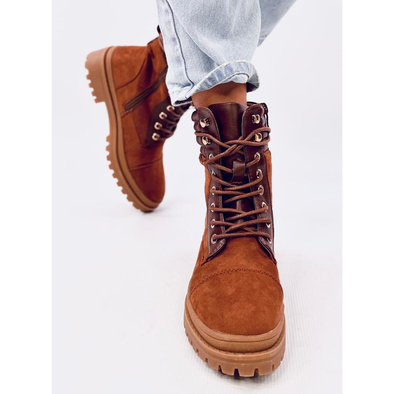 Trabalhadoras femininas Gaba Camel castanho 1