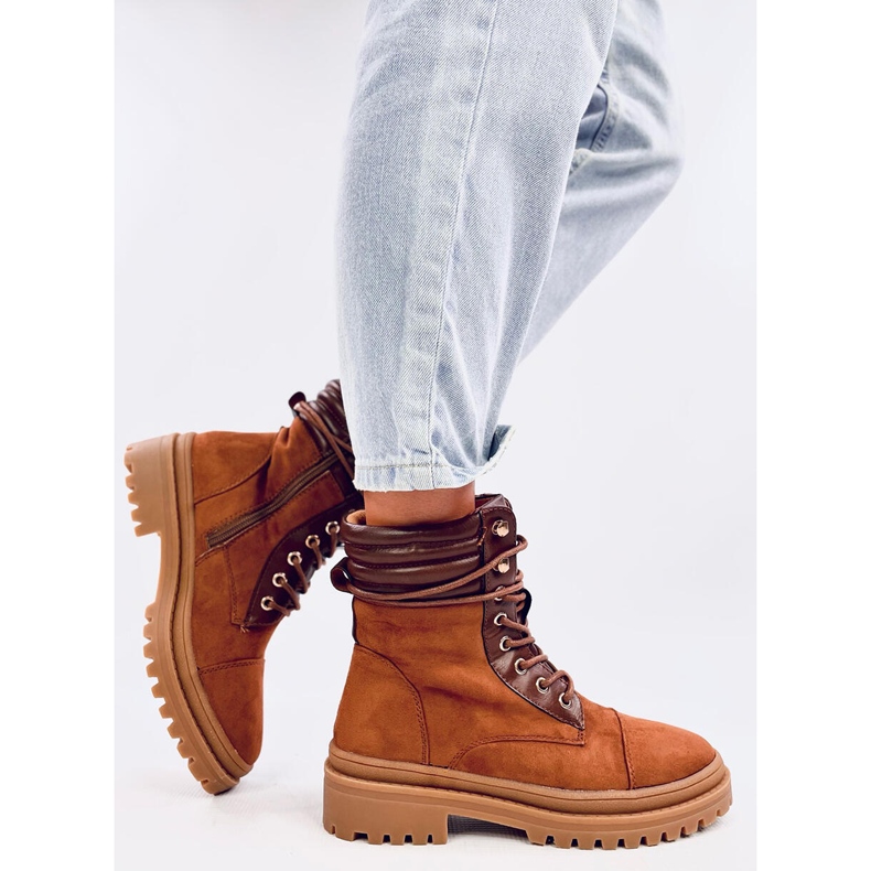 Trabalhadoras femininas Gaba Camel castanho 2