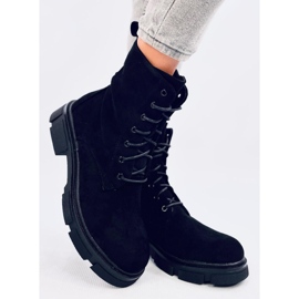 Trabalhadores com cadarços Turner Black preto 2