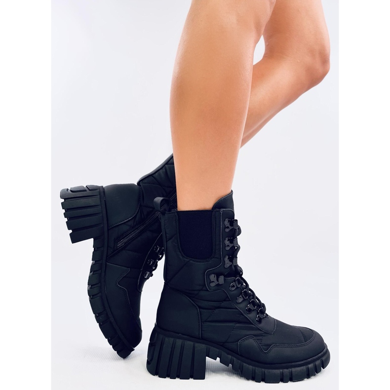 Botas de nylon Jewel Black preto 2