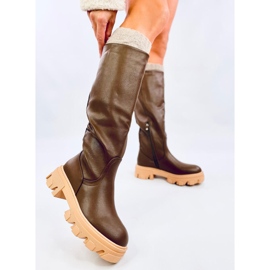 Botas volumosas Hewes Verde Exército 2