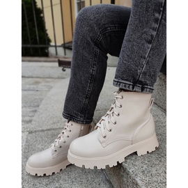 Botas femininas de trabalho sem isolamento, bege WS087BE 2 Botas femininas de trabalho sem isolamento, bege WS087BE 2