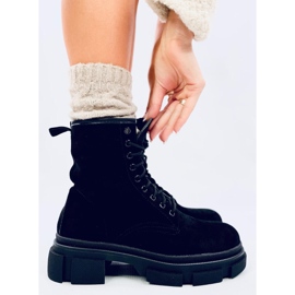 Trabalhadores de camurça Dazy Black preto 2 Trabalhadores de camurça Dazy Black preto 2