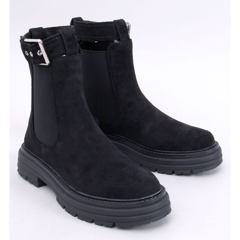 Botas Chelsea femininas Carls Black preto 1