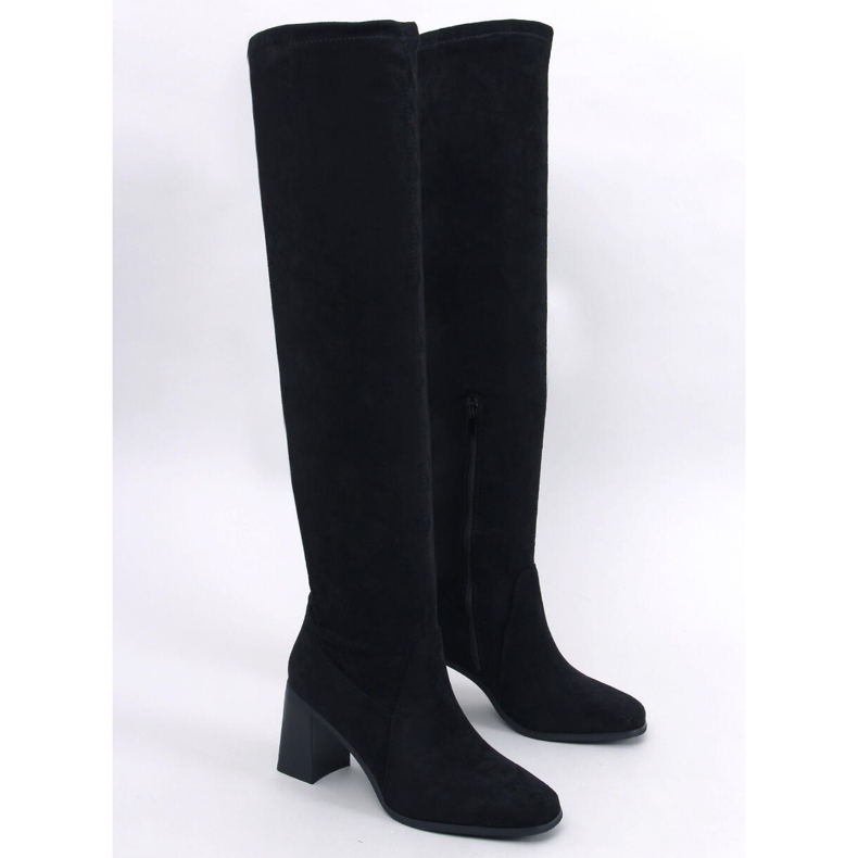 Hemmi Botas pretas de salto alto preto 1