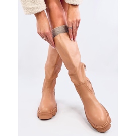 Botas de camelo julho com corrente castanho 1