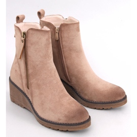 Botas de cunha bege Meyer 1