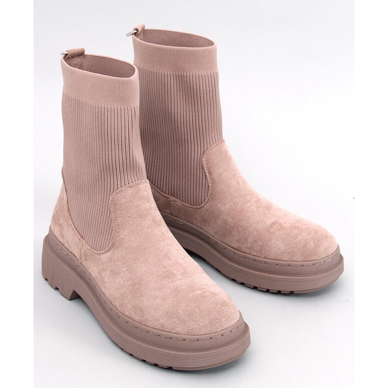 Joyner Khaki Chelsea botas com parte superior flexível bege 1 Joyner Khaki Chelsea botas com parte superior flexível bege 1