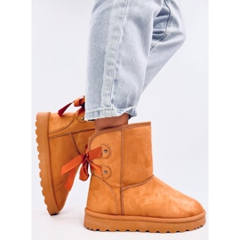 Botas de neve Emusy com arcos Stella Camel castanho 2