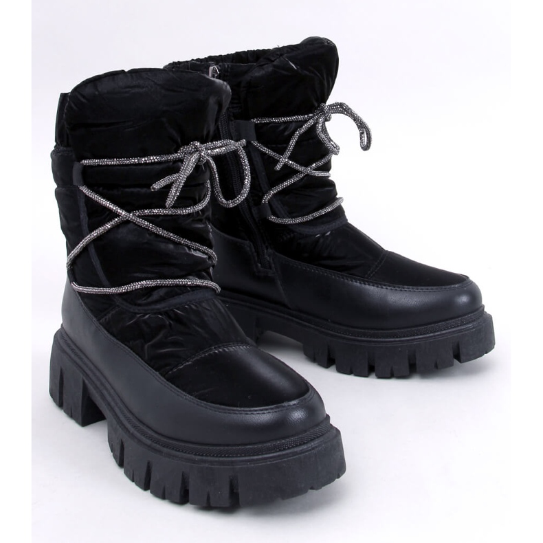 Botas de neve femininas Mitrani Black preto 1