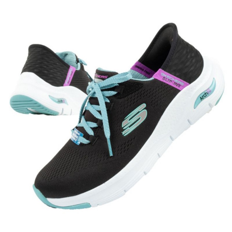 Calçados esportivos Skechers 149568/BKMT preto 1