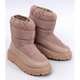 Botas de neve de nylon Javier Khaki bege 1 Botas de neve de nylon Javier Khaki bege 1