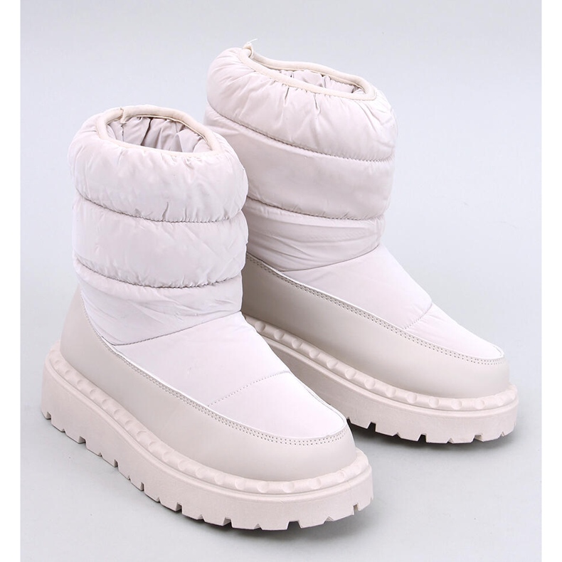Javier Botas de neve de nylon bege 1 Javier Botas de neve de nylon bege 1
