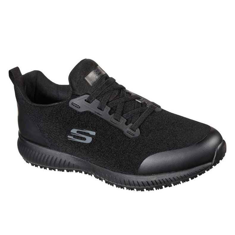 Sapatos Skechers Work Relaxed Fit Squad Sr Myton 200051EC-BLK preto 1 Sapatos Skechers Work Relaxed Fit Squad Sr Myton 200051EC-BLK preto 1