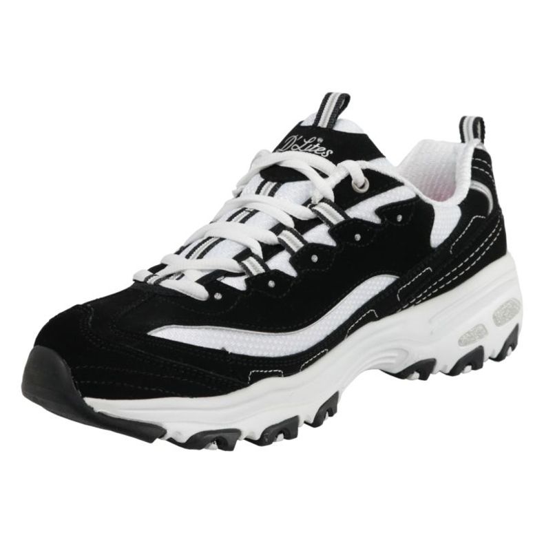 Sapatos Skechers D'Lites Biggest Fan 11930-BKW preto 2