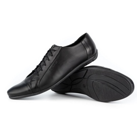 Polbut Sapatos masculinos elegantes para jeans C23 preto 4