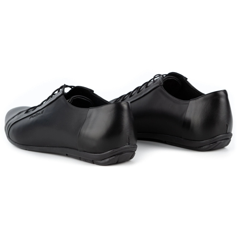Polbut Sapatos masculinos elegantes para jeans C23 preto 6