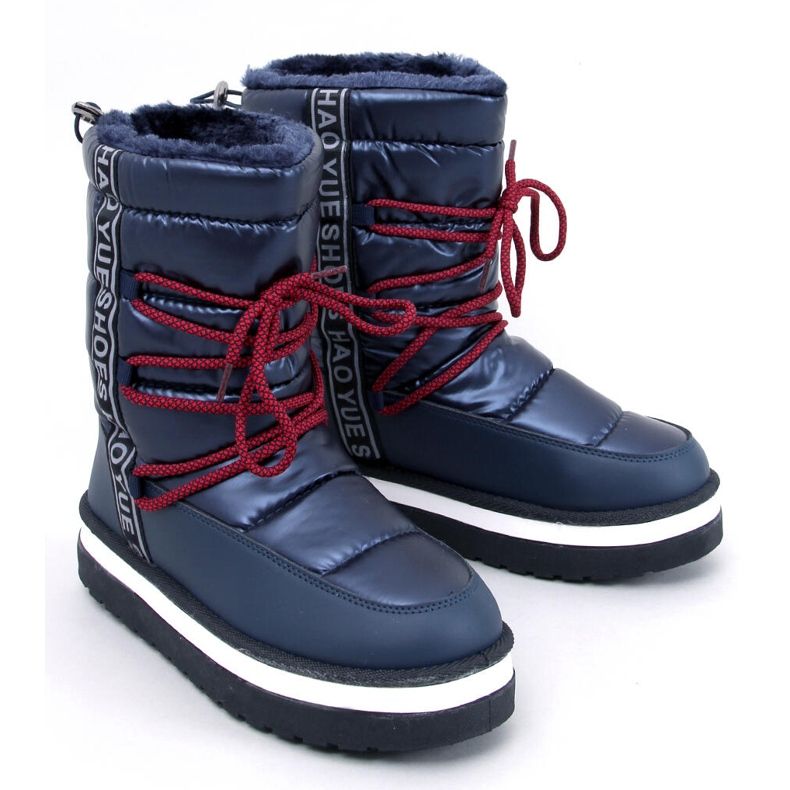 Botas de neve femininas Archie Navy azul 1