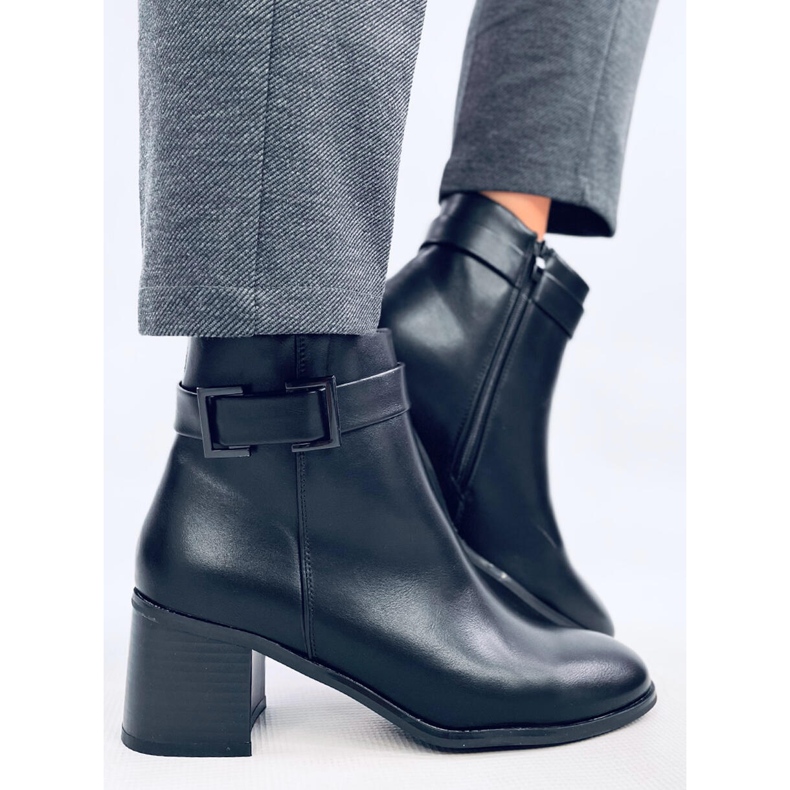 Botas pretas de salto alto Dolores preto 2