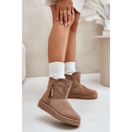 Botas de neve femininas Big Star OO274A165 bege 2