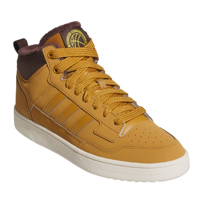 Sapatos Adidas Rapid Court Mid Winterized JR0171 amarelo 1