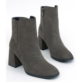 Botins lisos de salto alto Weish DK.GREEN verde 1