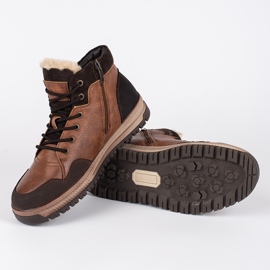 Botas altas de inverno com isolamento masculino preto 2
