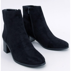 Botins clássicos de salto alto Annie Black preto 1