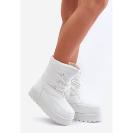 Botas de neve com plataforma e zíper Big Star OO274886 branco 1 Botas de neve com plataforma e zíper Big Star OO274886 branco 1